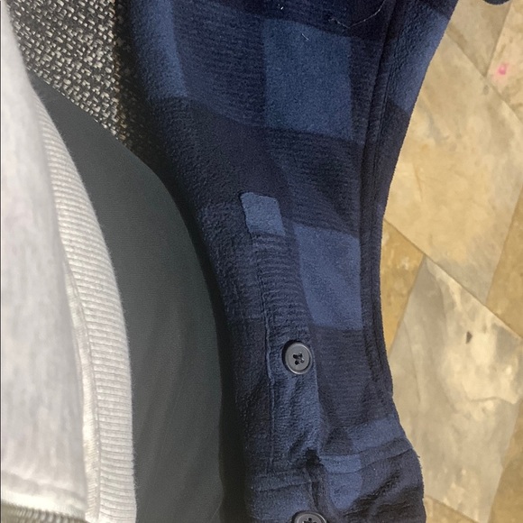 Boston Trader Men's Black and Blue Plaid Jacket - Picture 7 of 7